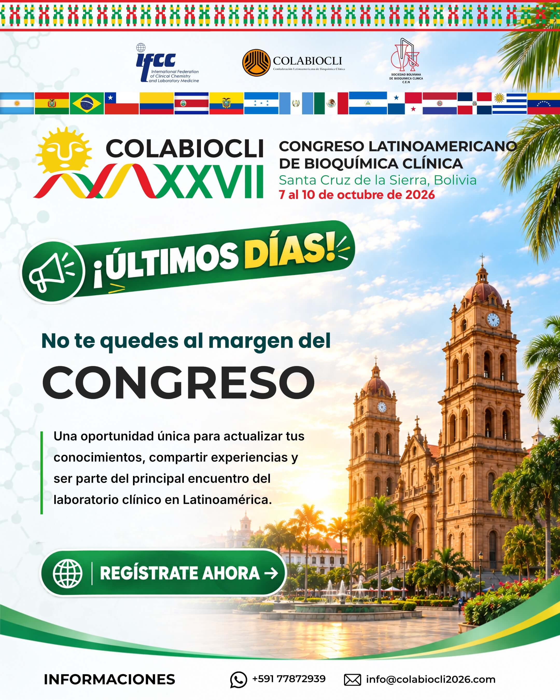 ¡Últimos días! No te quedes al margen del Congreso